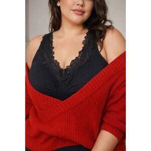 Black Lace, Whimsy Goth, Romantic, Comfort,‎ Baby Doll, SexLounge Bralette 3X